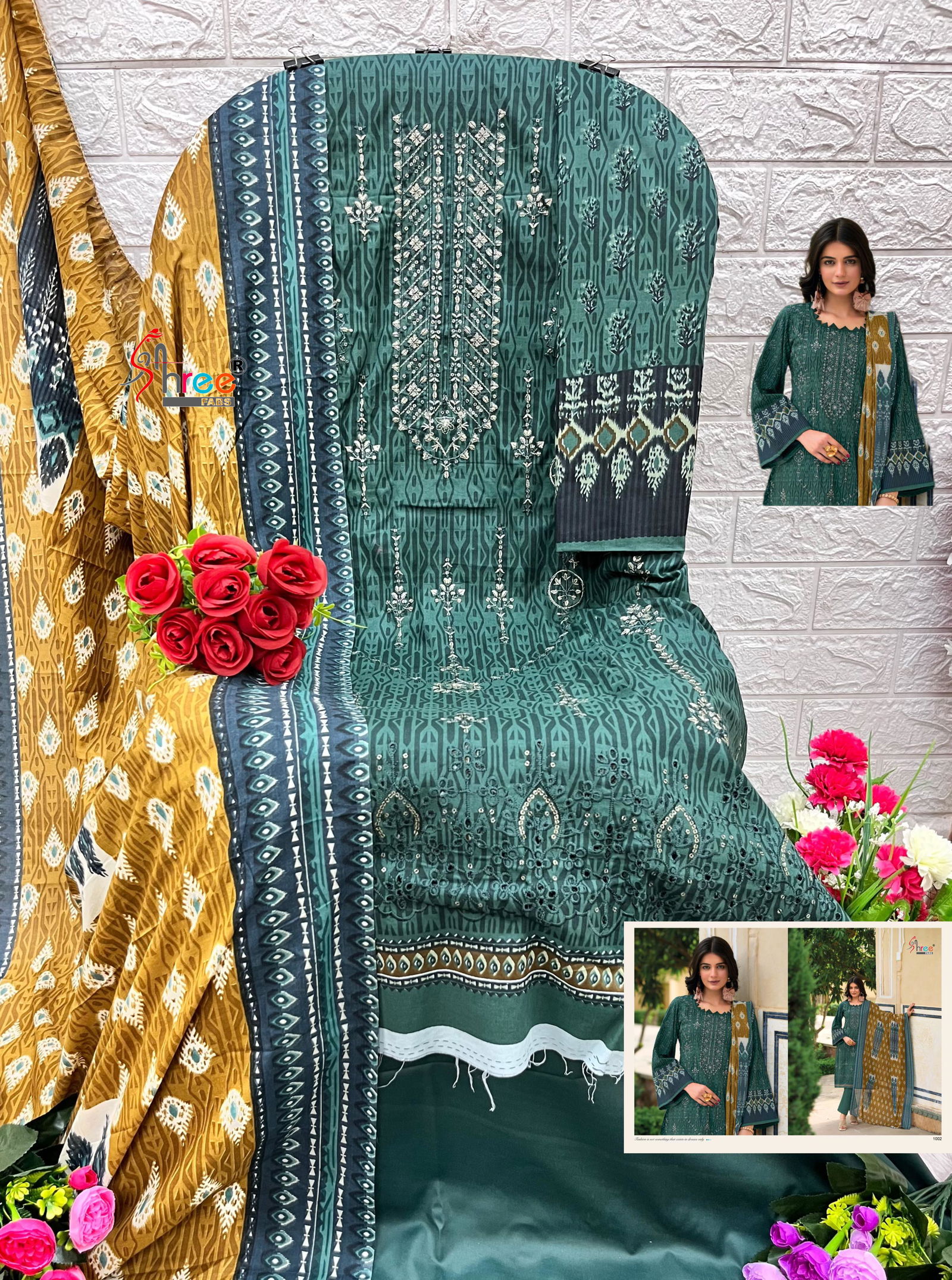 Riwaz By Shree Embroidery Pure Cotton Pakistani Suits Wholesale Shop IN Surat